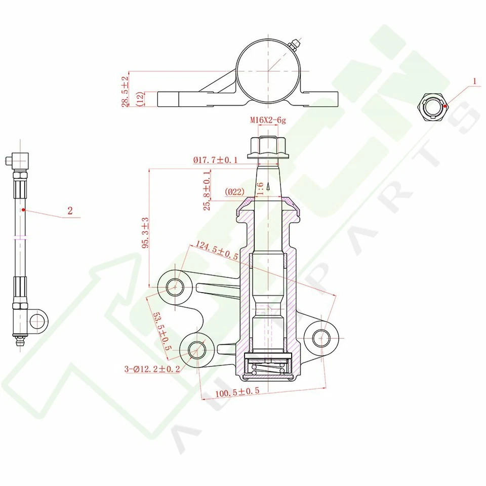 11pcs Front Tie Rod Ends Sway Bars For 1994-2000 GMC Chevrolet K1500 K2500 K3500 Foto 3 de 4
