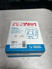 NEW SEALED System Sensor BBS-2 Fire Alarm Wall Back Box Skirt Red