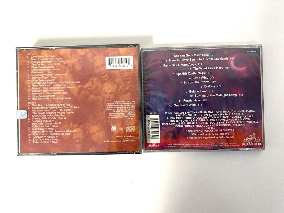 Lot of 2 Various Artists - Woodstock 94 (2 Disc) + In From