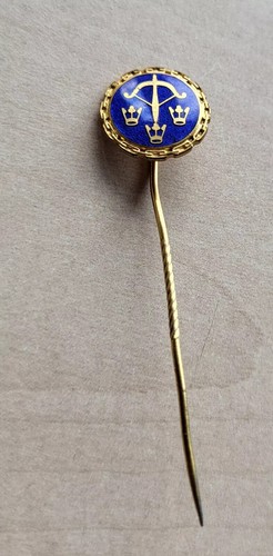 Vintage SWEDEN pin badges Sverige Sporrong & Co Resor King Gustaf V - Afbeelding 17 van 89