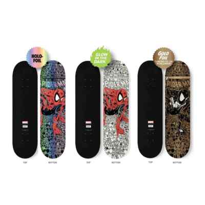 SPIDER-MAN SKATE DECK by HUF x MARVEL (Mystery Super Hero