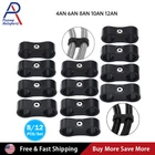 4-20Pcs Line Separator Clamp Fitting Connector 6AN 8AN 10AN 12AN Oil Fuel Hose