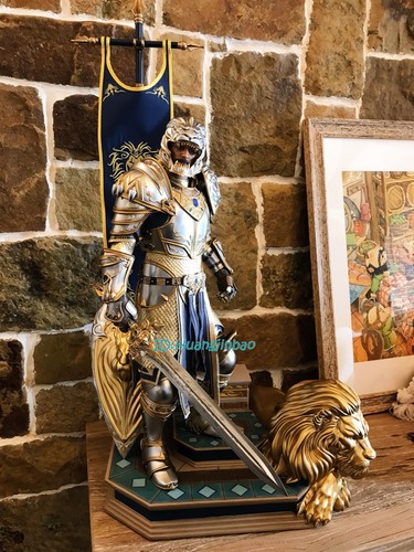 DAM TOYS WOW Llane Wrynn I Warcraft King Llane Resin Statue In Stock In Box - Picture 3 of 12