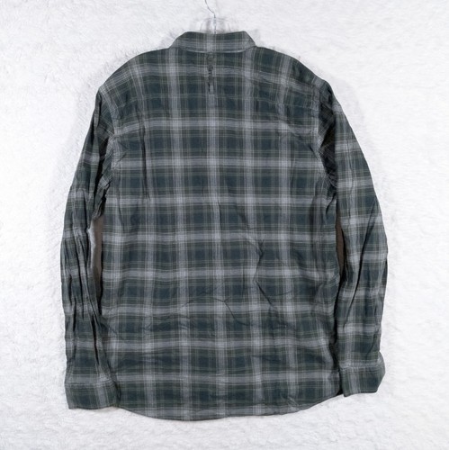 Banana Republic Shirt Mens XL Tall Plaid Luxe Flannel Slim Fit Button Gorpcore - Picture 2 of 9