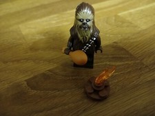 Lego Star Wars Chewbacca Chewie Wookie Chicken Leg Fire Minifigure 75245