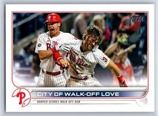 2022 Topps #321 City of Walk-off Love  Philadelphia Phillies