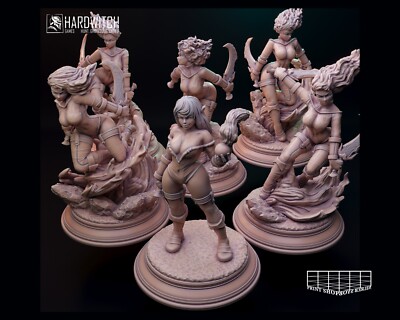 Schwesternschaft der Assassininen Miniatur Elf Figur für TTRPG's wie D&D 5e