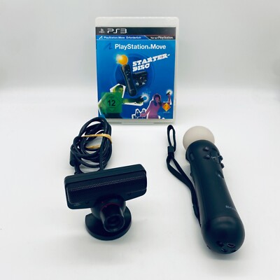 Sony Playstation 3 Move Starter Disc mit Move Motion Controller und Kamera PS3