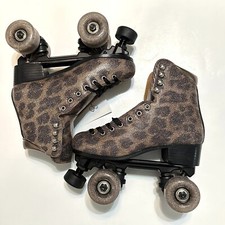 Jessica Simpson Rollstar Leopard Roller Skates Women's US Size 6 M EU 36.5