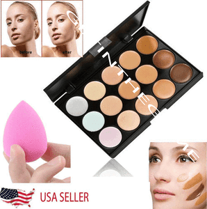 15-Colors-Contour-Concealer-Face-Cream-Makeup-Palette-Professional-SPONGE-NEW