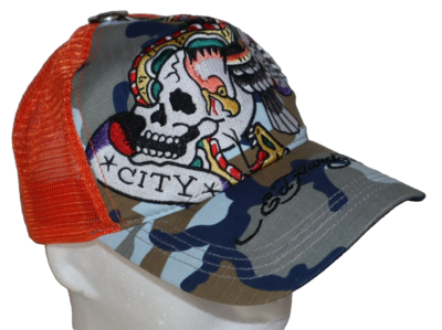 ED HARDY NEW YORK CITY DESIGNER MESH HAT Adjustable Cap  display picture 1