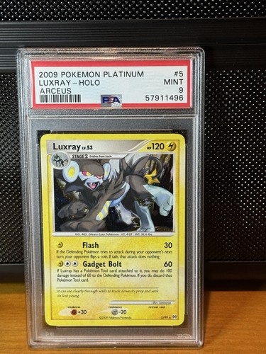 Luxray graded PSA 9 for sale on eBay
