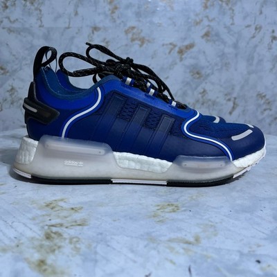 Adidas NMD V3 Men's Size 6.5 Shoes Blue White Classic Athletic Trainer Sneakers