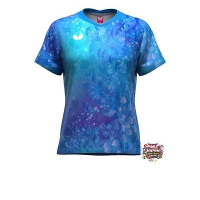 Butterfly Tischtennis Game Shirt Line Shirt 177: Blau XO 47199