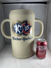 Huge Hacker-Pschorr HP Beer Mug Stein Man Cave, Bar Decor, Uncommon