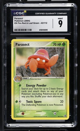 Parasect graded CGC 9 for sale on eBay