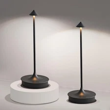 Cordless Table Lamp Rechargeable LED Table Lamps Battery Operated 4000mAh Tou...