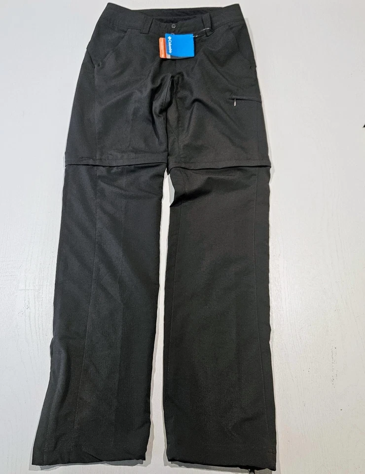 Columbia Titanium Omni-Shield Convertible Pants Gray Womens 4 Tall Hiking UPF 50 - Image 3 of 4