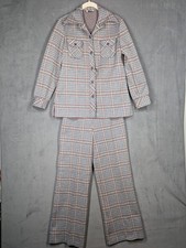 Vintage 70  s The Wilroy Traveler New York Pant Suit Jacket