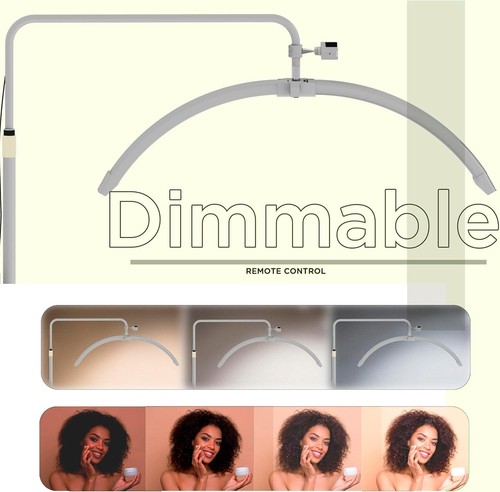 26 inch Lash Light, Lamp for Eyelash Extensions, Esthetician Beauty Half Moon... - Picture 8 of 19