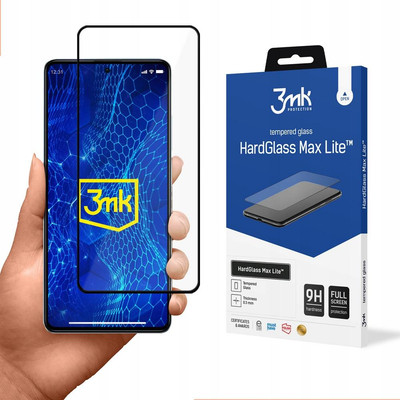 3MK   HardGlass Max Lite Schwarz   Redmi Note 12 Pro