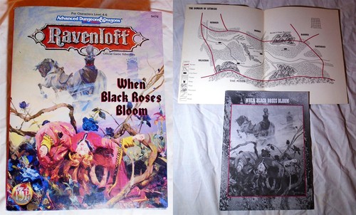 Ravenloft When Black Roses Bloom 1995 TSR AD&D 9476 VG - Picture 1 of 4