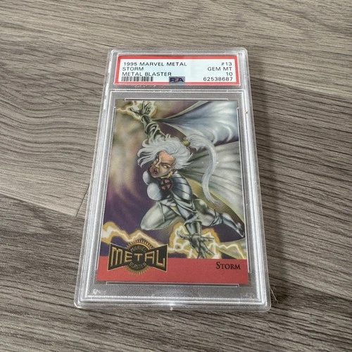 1995 Marvel Metal Storm PSA 10 Gem Mint Metal Blaster Limited Edition POP 27