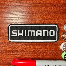 Shimano Patch Fishing Bike Cycling Iron Sport Embroidered Iron On 4.5" x 1.5"