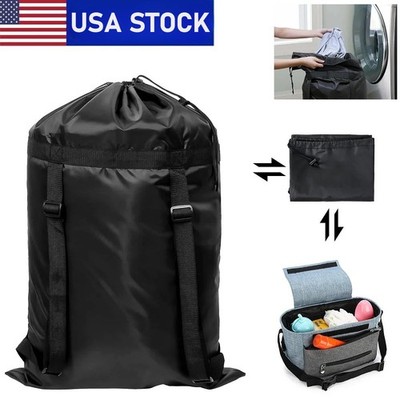 Extra Large Laundry Bag Backpack Heavy Duty Washing Clothes Drawstring 61x92 CM