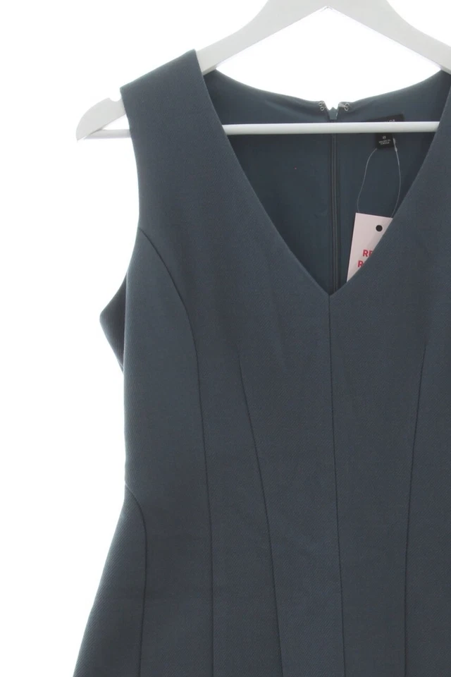 ANN TAYLOR Vestido línea A Mujeres Vestido Talla EU 38 gris antracita elegante - Imagen 3 de 4