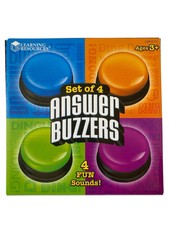 Answer Buzzers Set Of 4 with Fun Sounds By Le...