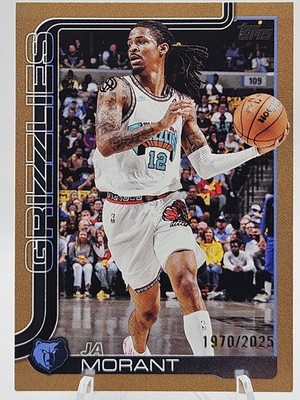 2025-26 Topps NBA Flagship Ja Morant #182 Gold /2025 | eBay