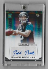Blake Bortles 2014 Rookies & Stars Autographs Longevity Holofoil Low #/49 card