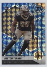 2021 Panini Mosaic Rookies Reactive Blue Mosaic Prizm Payton Turner #352 0wp8