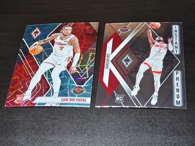 2024-25 Panini Phoenix Cam Whitmore TEAL LASERS ROOKIE Houston Rockets + BASE