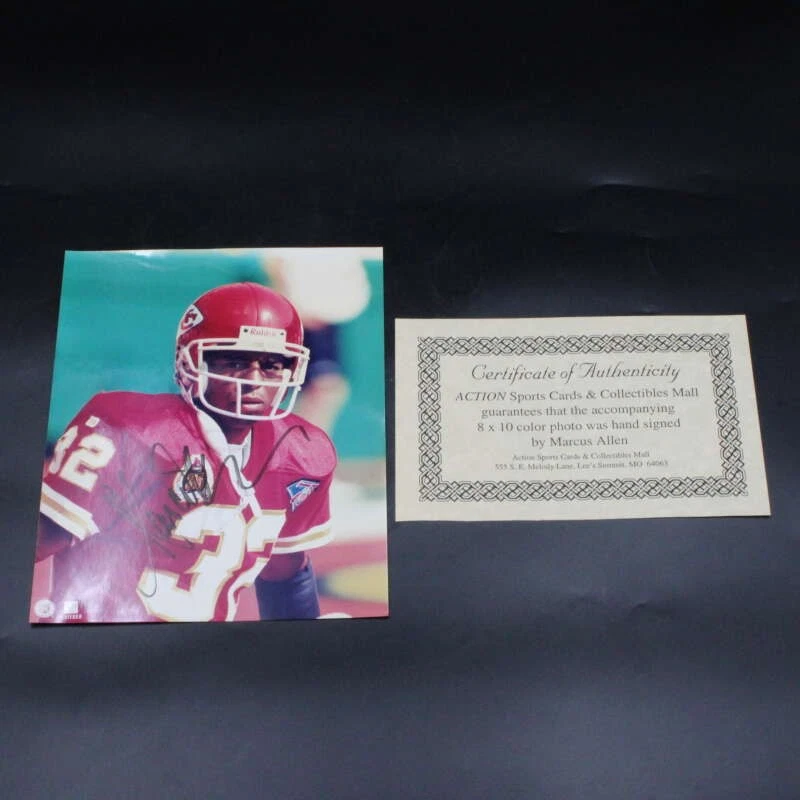 Marcus Allen Kansas City Chiefs NFL Original Autographed Items for