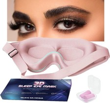 Eye Mask for Lash Extensions, Sleeping Mask for Women, 3D Contoured Eyelash Slee
