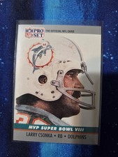 1990 Pro Set Super Bowl MVP's Larry Csonka #8 Football Card