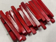 Bransoletka jubilerska Wspaniały Głęboki Czerwony KORALOWY Długie korale, Odpoczynek / Przeznaczenie