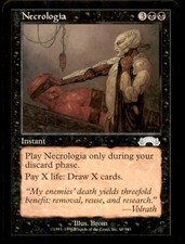 Necrologia LP Light Play Exodus MTG [8728]