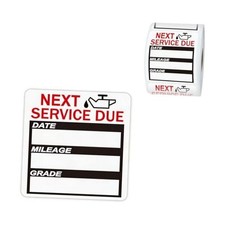 300 PCS Oil Change Stickers, Next Service Due Labels for Windshield, Easy to