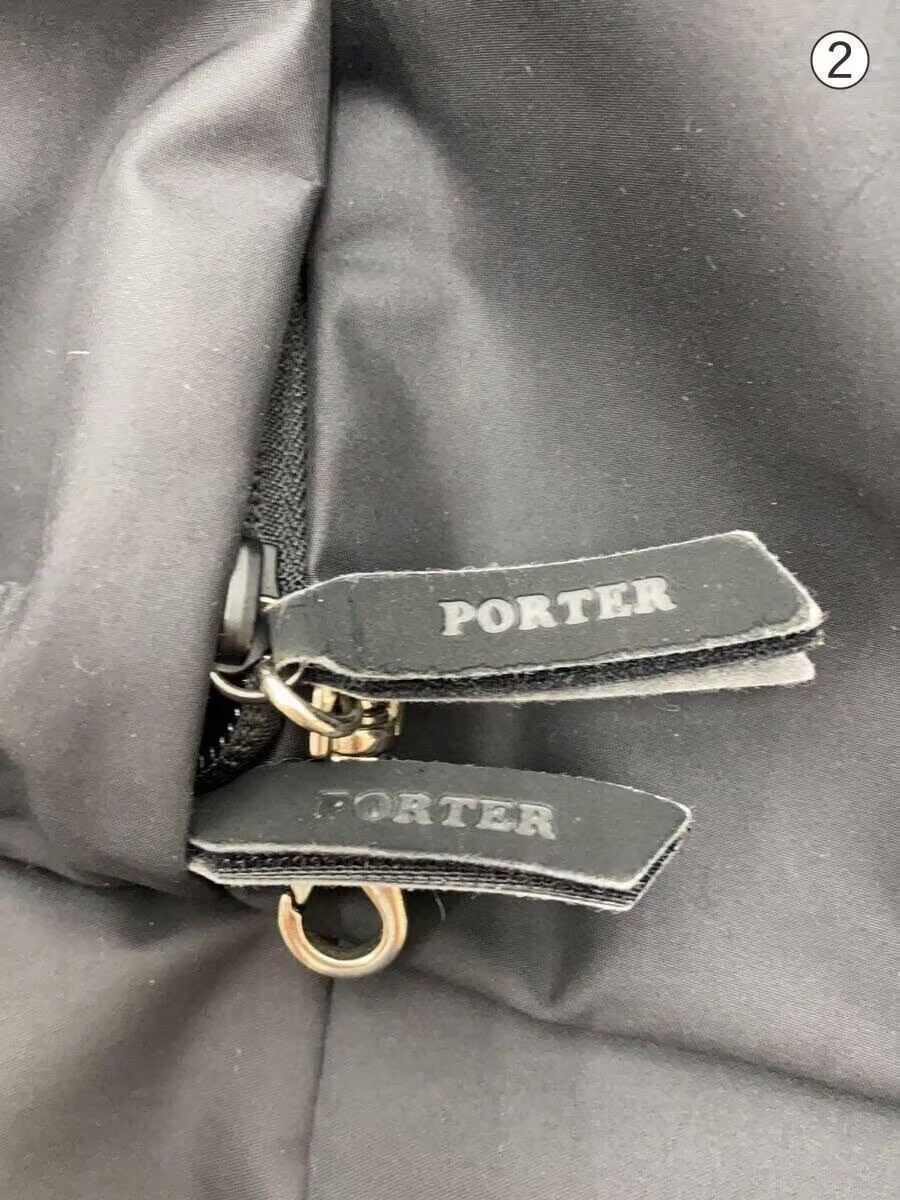 PORTER GIRL Backpack, Polyester, Black, Solid Col… - image 8