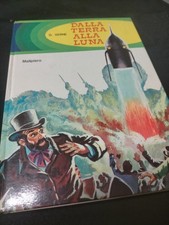 LIBRO " DALLA TERRA ALLA LUNA " DI JULES VERNE -  MALIPIERO EDITORE DEL 1970