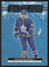 2023-24 UD Extended Series Auston Matthews DZ-144 Dazzlers Blue