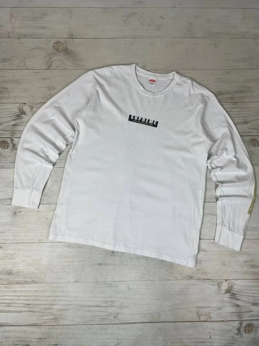 Supreme 1994 Ls Tee Long Sleeve T Shirt Men Sz L white | eBay