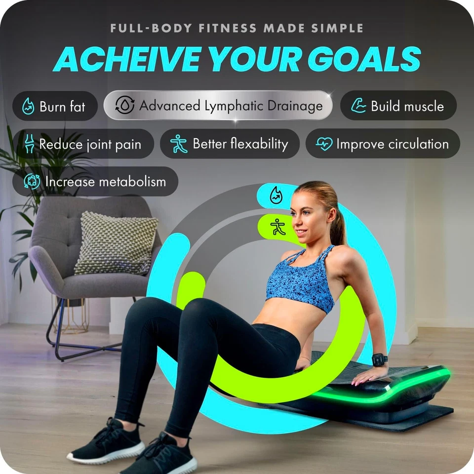 Bluefin Fitness 4D Triple Motor Vibration Plate - Image 3 of 4