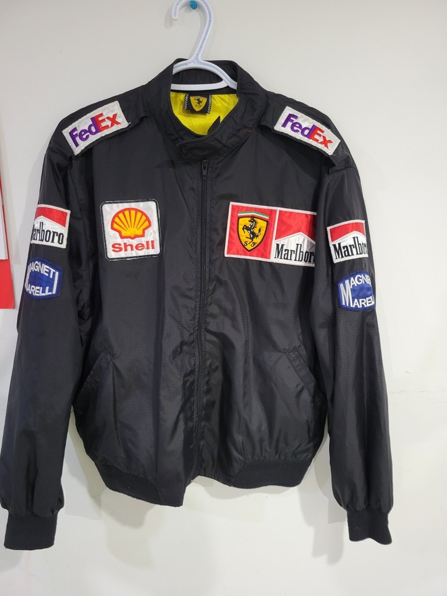 Vintage Ferrari Racing Jacket Magnetti Merilli Formula 1 Marlboro
