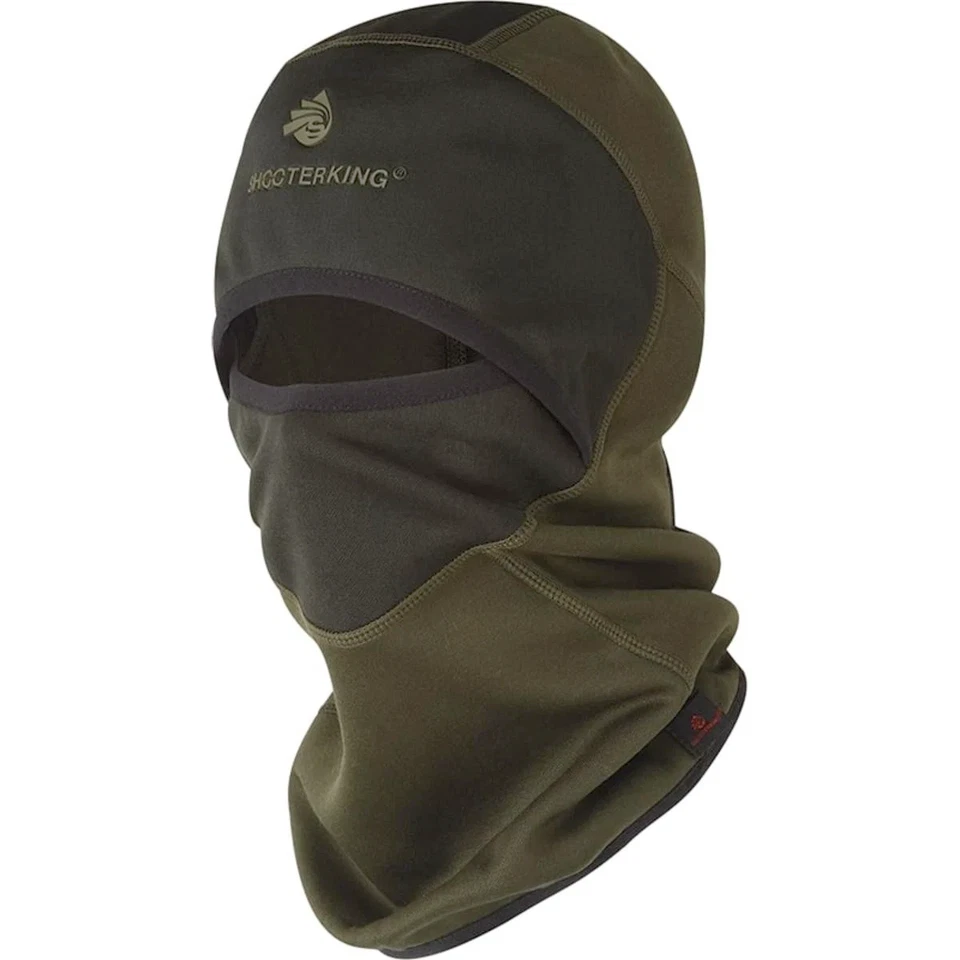 Shooterking Huntflex Fortem Hunters Balaclava Mask Green Fishin Hiking