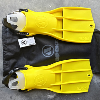 Apeks RK3 Yellow Scuba Diving Fins Pair Model RK3 Medium