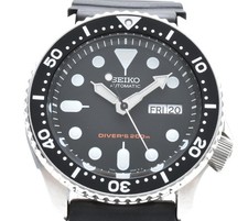 SEIKO 7S26-0020 SKX007 Diver 200m Black Dial Day Date Automatic Mens Watch JAPAN